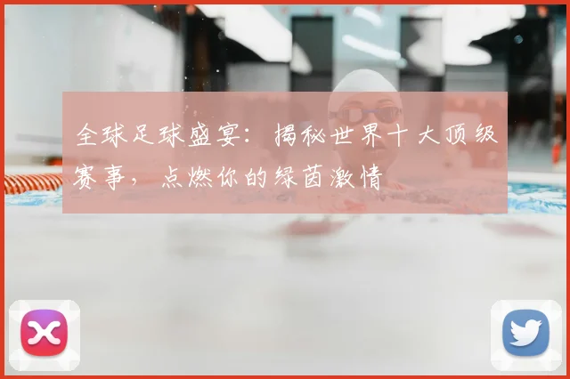 全球足球盛宴:揭秘世界十大顶级赛事,点燃你的绿茵激情